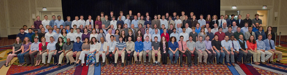 The DOE CSGF celebrated its 20th year in 2011 and commemorated the event with a photo of all program review attendees.