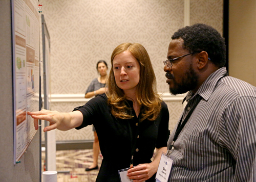 First-, second- and third-year students present their research during the annual Fellows' Poster Session.