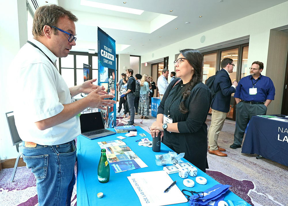 The DOE Laboratories' Showcase connects fellows with practicum, post-doc and career opportunities.