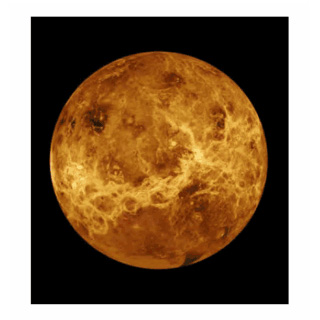 A global view of the planet Venus centered on the BAT region that Madeleine Kerr studies.