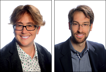 Portraits of Alumni Aurora Pribram-Jones and Alexander Rattner