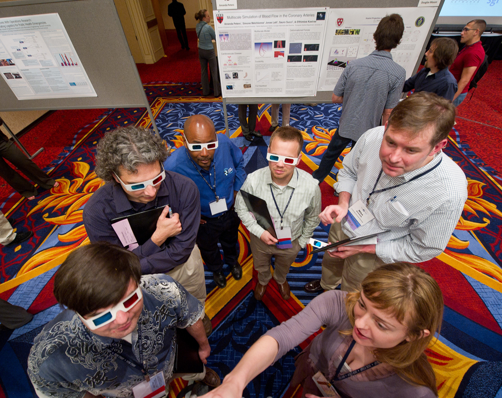 First-, second- and third-year students present their research during the annual Fellows' Poster Session.