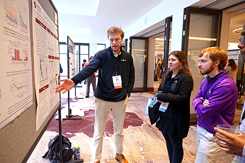 First-, second- and third-year students present their research during the annual Fellows' Poster Session.