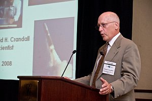 David Crandall, NNSA, addresses the attendees of the 2008 CSGF Fellows' Conference