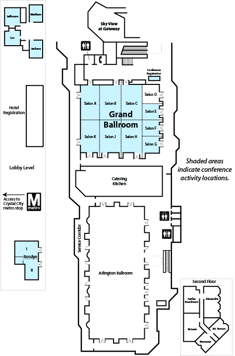 Crystal Gateway Marriott Floor Plan, 2014 DOE CSGF Annual Program Review