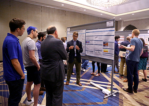 First-, second- and third-year students present their research during the annual Fellows' Poster Session.