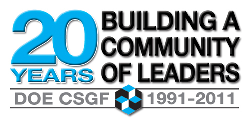 DOE CSGF 20th Anniversary Logo DOE CSGF 20th Anniversary Logo