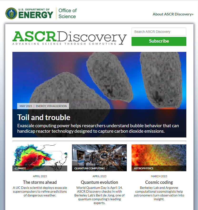 ASCR Discovery ASCR Discovery
