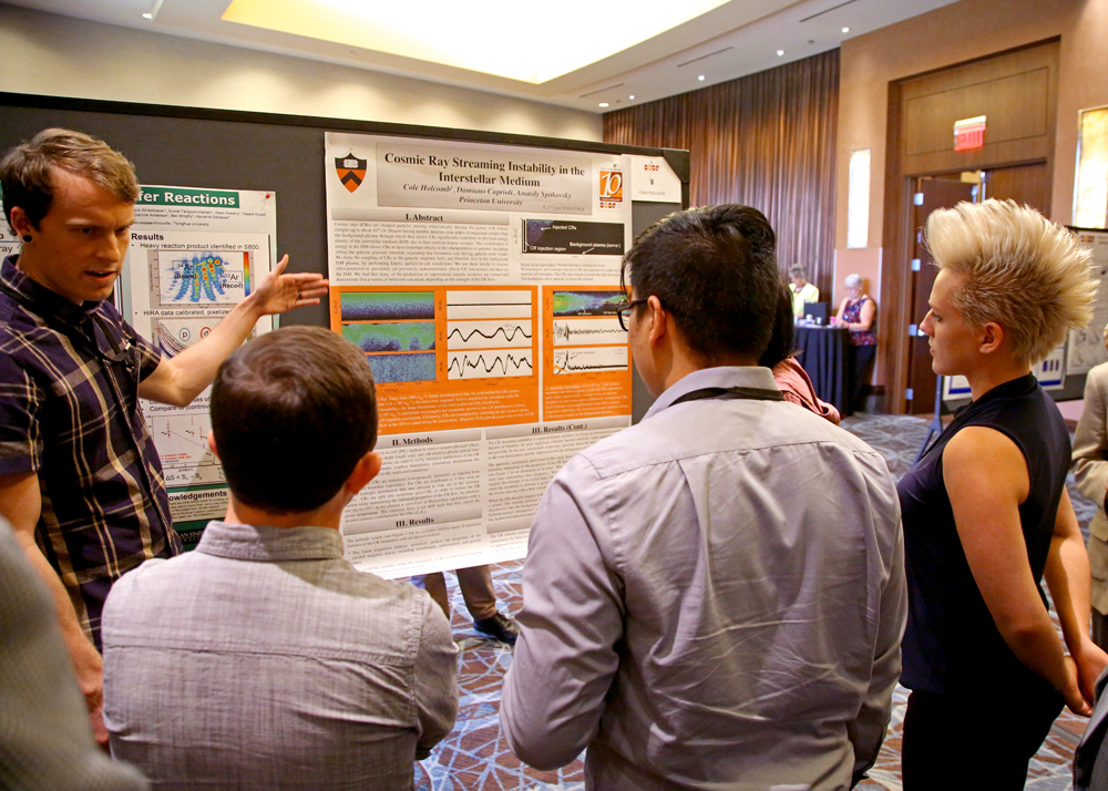 Fellows present their research at the annual poster session.