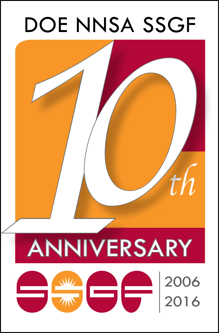 DOE NNSA SSGF 10th Anniversary Logo DOE NNSA SSGF 10th Anniversary Logo