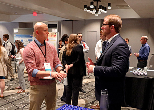 The lab poster session connects fellows with practicum, post-doc and career opportunities.