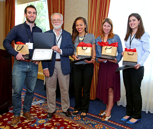 The 2014 poster contest winners were recognized at the program review.