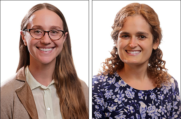 Kellison and Krinos Named 2025 Frederick A. Howes Scholars