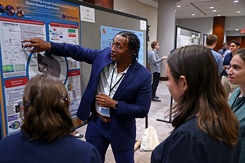 First-, second- and third-year students present their research during the annual Fellows' Poster Session.