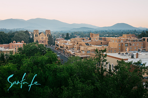 Santa Fe Plaza courtesy of Tourism Santa Fe.